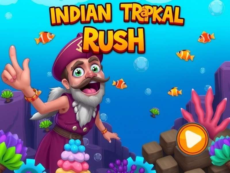 Indian Tropical Reef Rush Game Screenshot